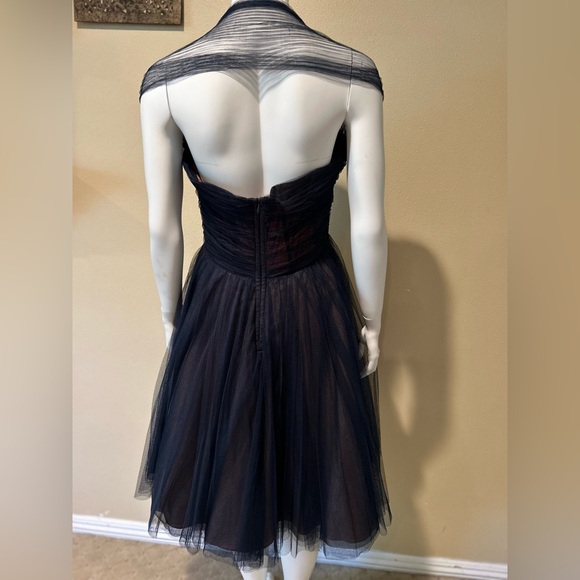 Byron Lars Anthropologie Beauty Mark Tulle Halter Midi Dress - Picture 3 of 13